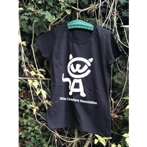 L- Skiathos Cat Welfare T Shirt - black