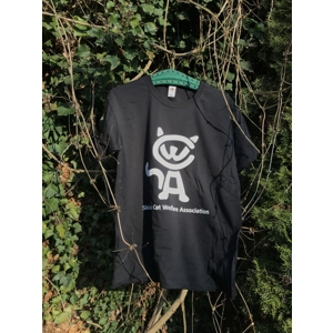 M - Male - Skiathos Cat Welfare T Shirt - black