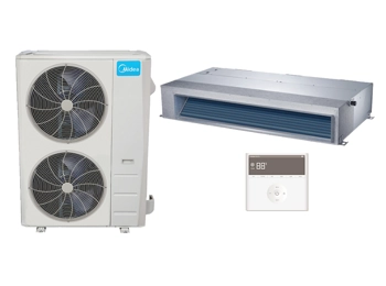 Midea 48K-Btu 15.1 SEER2 Slim Duct Mini Split H-Heat Pump (-22°F) 9.3 EER/10 HSPF (R410a)