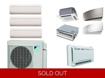 Daikin Zone Mini Split Heat Pump AC Multi Zone with Indoor Options