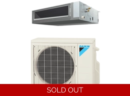 15.2 SEER2 5°F [10 EER, 8.1 HSPF] Daikin FDMQ Ducted 24000 Btu Mini Split Heat Pump AC