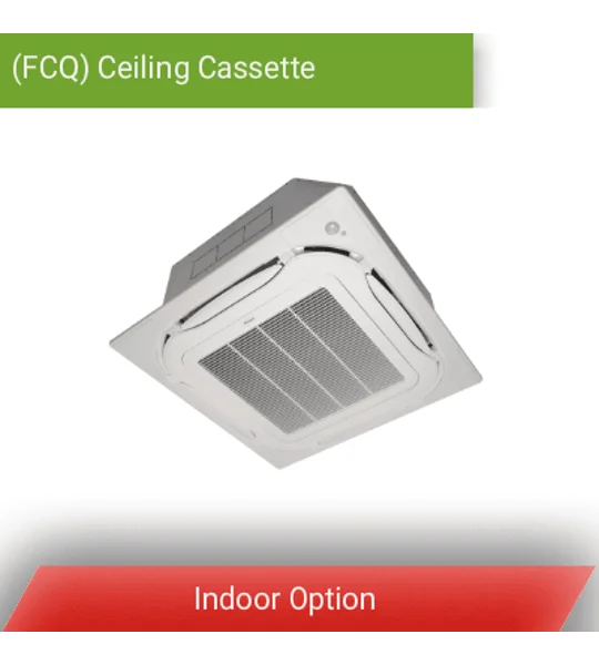Daikin 30k-Btu SkyAir Mini Split Heat Pump AC Options: Cassette, Ducted, AHU
