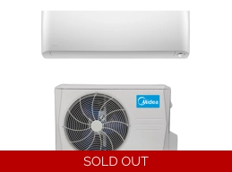 Midea 9000 Btu High-Efficiency Mini Split AC, Hyper Heat -22°F, 27 SEER2, 16 EER, 17.5 HSPF, E-Star