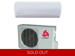 Chigo 9000 Btu 16 SEER 110V Ductless Mini Split Heat Pump AC