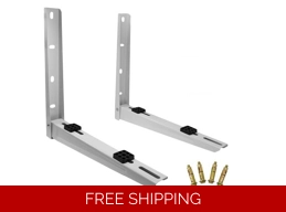 Mini Split Wall Bracket - Heavy-duty construction for secure and reliable mounting (24K and Under)
