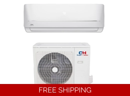C&H 9000 BTU 18 SEER 220V Ductless Mini Split Heat Pump AC
