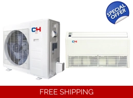 C&H 36K-Btu 16 SEER2 Ceiling/Floor Mini Split He..