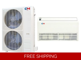 C&H 48K-Btu 18.9 SEER2 Floor/Ceiling Mini Split Heat Pump (5°F) E-Star: 9.3 EER/10 HSPF (R410a)