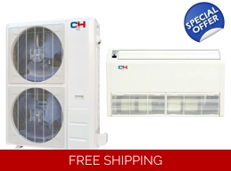 C&H 48K-Btu 18.9 SEER2 Floor/Ceiling Mini Split Heat Pump (5°F) E-Star: 9.3 EER/10 HSPF (R410a)