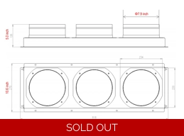 Front Board Duct Adapter for Slim Ducted Indoor Units