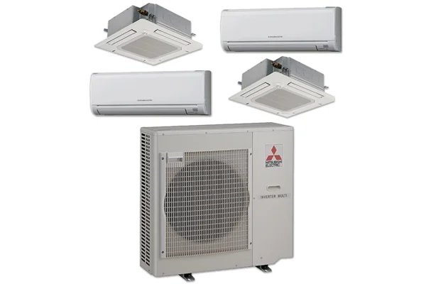 Mitsubishi Multi Zone Mini Split Warehouse