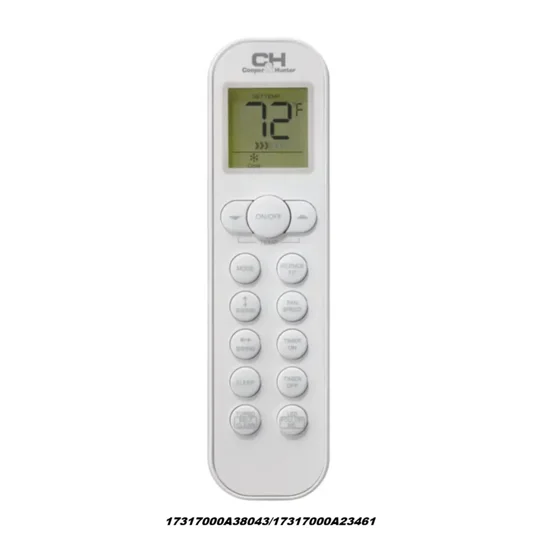 Wireless Remote Control for Cooper Hunter Mini Split Units