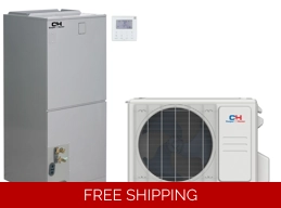 Cooper Hunter 24K-Btu 18 SEER2 Central Mini Split Heat Pump (-13°F) E-Star 11.7 EER/8.1 HSPF (R410a)