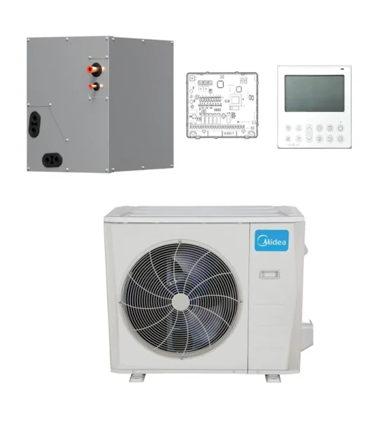 Midea 48K-Btu 15.2 SEER2 Central Coil Mini Split Heat Pump (-13°F) E-Star: 10 EER/9 HSPF (R454B)