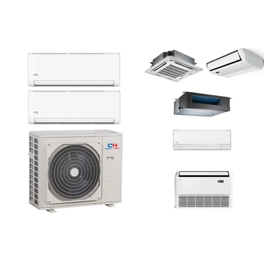 C&H 2-Zone Custom Mini Split AC Heat Pump (-13°F) E-Star: 22.9 SEER2/13.9 EER/10.5 HSPF (R410a)