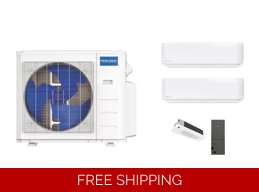 MRCOOL Self-Install 2-Room Mini Split Heat Pump (-13°F) E-Star: 23.9 SEER2/13 EER/10 HSPF (R454B)