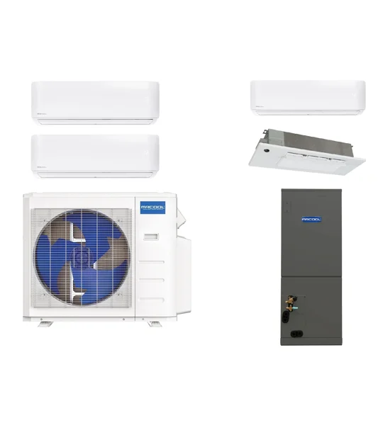 MRCOOL DIY 2-Zone Custom Mini Split AC Heat Pump (-13°F) E-Star: 23.9 SEER2/13 EER/10 HSPF (R454B)