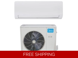 Midea 30K-Btu 20.1 SEER2 Mini Split H-Heat Pump (-22°F), 11.5 EER/9 HSPF (R410a)