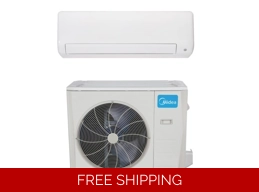 Midea 36K-Btu 20 SEER2 Mini Split H-Heat Pump (-22°F) 8.5 EER/8 HSPF (R410a)