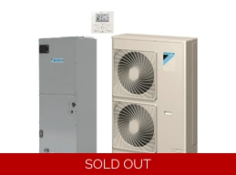 15.6 SEER2 -4°F [11.8 EER, 9.1 HSPF] Daikin 30000 Btu Ducted Mini Split Heat Pump AC