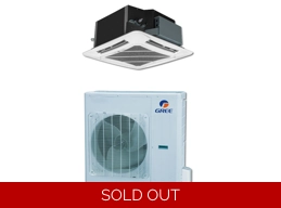 Gree 36,000 BTU 16 SEER Ceiling Cassette Mini-Split Heat Pump Ductless Air Conditioner