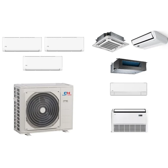 C&H 3-Zone 24.6 SEER2 Mini Split AC Heat Pump (-13°F), E-Star: 12.7 EER/9.5 HSPF (R410a)