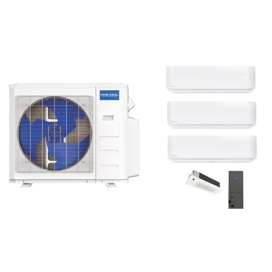 MRCOOL DIY 3-Zone Ductless Mini Split Heat Pump — 23.9 SEER2, Energy Star