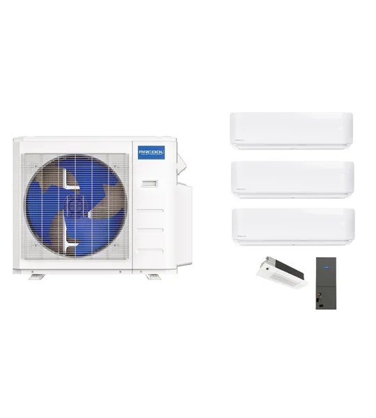 MRCOOL DIY 3-Zone Ductless Mini Split Heat Pump — 23.9 SEER2, Energy Star