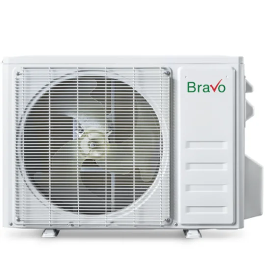 Bravo 9K-Btu 20 SEER2 Slim Ducted Mini Split Heat Pump (-4°F) 12 EER/9.5 HSPF, WIFI (R32)