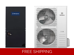Westinghouse 60K-Btu 17 SEER2 Central Mini Split Heat Pump (-13°F) 8.25 EER/8.5 HSPF (R410a)