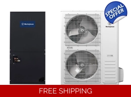 Westinghouse 60K-Btu 17 SEER2 Central Mini Split Heat Pump (-13°F) 8.25 EER/8.5 HSPF (R410a)