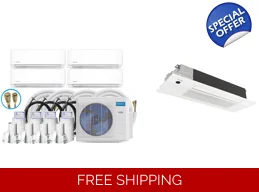 Mr Cool DIY 3 Zone 22 SEER Ductless Mini Split Heat Pump AC DIY-MULTI3- 27HP230