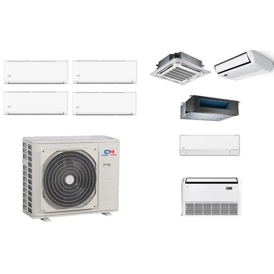 C&H 4-Zone 23.9 SEER2 Mini Split Heat Pump (-13°F) E-Star: 11.7 EER/9.5 HSPF (R410a)