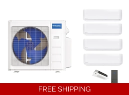 MRCOOL Self-Install 4-Room Mini Split Heat Pump (-13°F) E-Star: 23 SEER2/12 EER/9 HSPF (R454B)