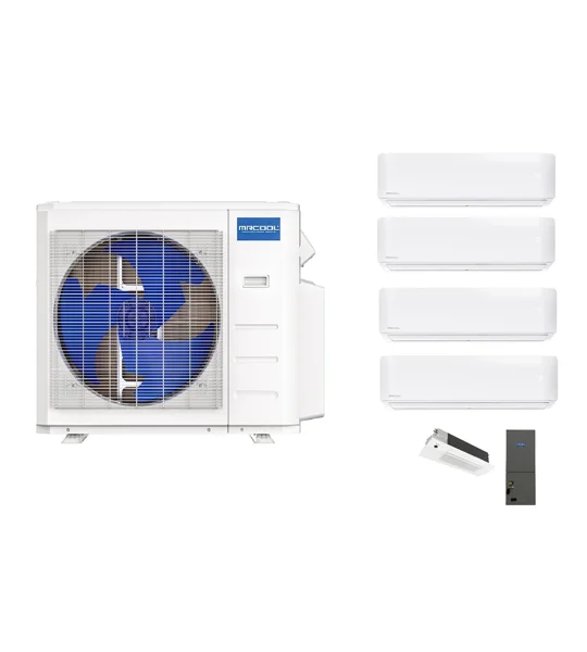 MRCOOL DIY 4-Zone Custom Mini Split Heat Pump (-13°F) E-Star: 23 SEER2/12 EER/9 HSPF (R454B)