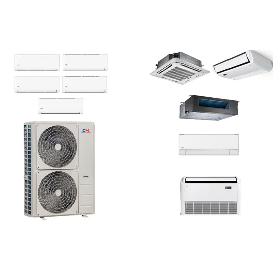 C&H 5-Zone Custom Mini Split Heat Pump (-13°F) E-Star: 23.4 SEER2/12.5 EER/8.7 HSPF (R410a)