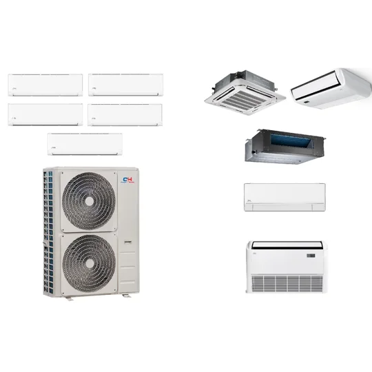 C&H 5-Zone 23.4 SEER2 Mini Split Heat Pump (-13°F) E-Star: 12.5 EER/8.7 HSPF (R410a)