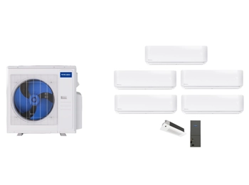 MRCOOL DIY 5-Room Mini Split Heat Pump (-13°F) E-Star: 23 SEER2/12 EER/9.9 HSPF (R454B)
