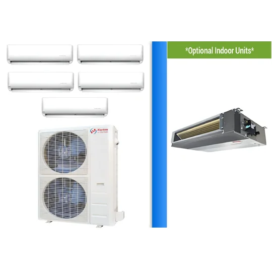 Norton 5-Zone 22.4 SEER2 Mini Split Heat Pump (-13°F) 12.5 EER/10.2 HSPF (R410a)