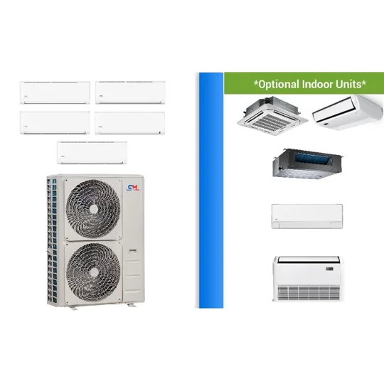 C&H 5-Zone 23.4 SEER2 Mini Split Heat Pump (-13°F) E-Star: 12.5 EER/8.7 HSPF (R410a)