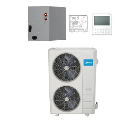 Midea 60K-Btu 16 SEER2 Central Coil Split H-Heat Pump (-22°F) E-Star: 10 EER/8.5 HSPF (R454B)