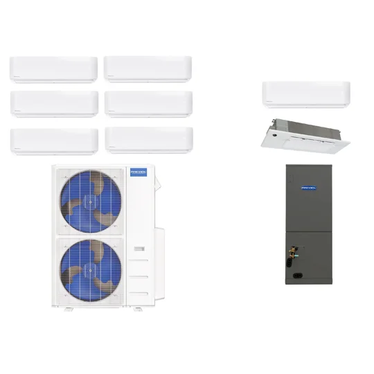 MRCOOL DIY 6-Zone Custom Mini Split AC Heat Pump (-13°F) E-Star: 21.8 SEER2/12 EER/10 HSPF (R454B)