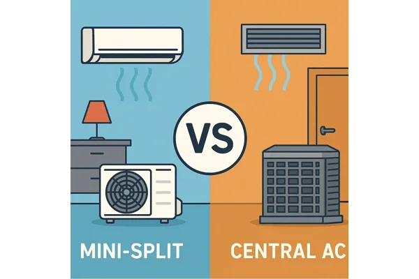 Ductless Air Conditioners vs. Central AC: Which Is Right for Your Home?