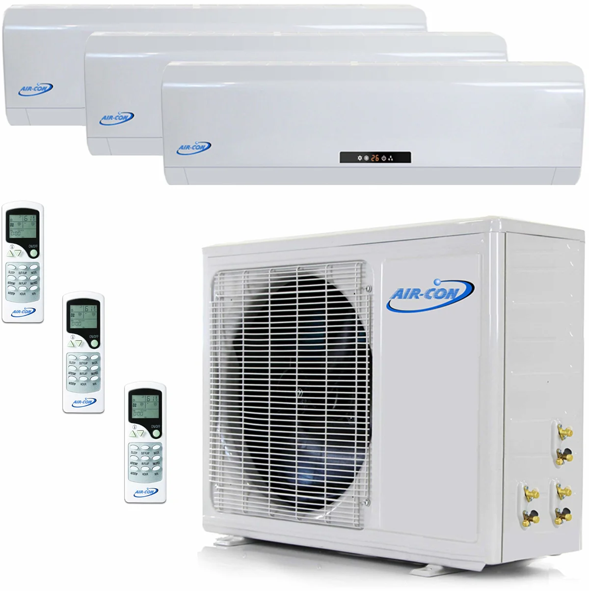 Multi Zone Ductless Mini Split Warehouse