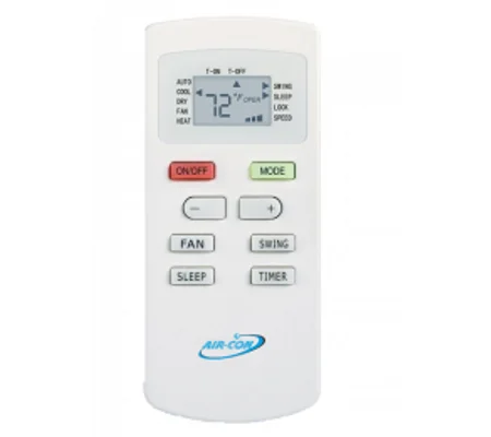 AirCon OEM Remote Control: Blue 1 Series Ductless AC Units
