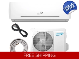 Aircon 9K-Btu 22 Seer2 Mini Split Heat Pump AC (-4°F) E-Star: 13.7 EER/9 HSPF (R410a)