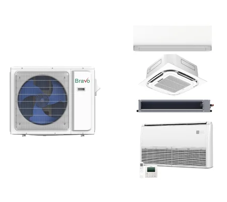 Bravo (2-5 Zone) Custom Mini Split Heat Pump AC (-13°F) WiFi, E-Star 22 SEER2/12.3 EER/10 HSPF (R32)