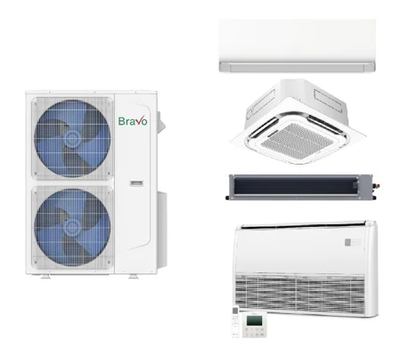 Bravo 5-Zone Custom Mini Split Heat Pump (-13°F) WIFI, 24 SEER2/12.5 EER/10.5 HSPF (R32)