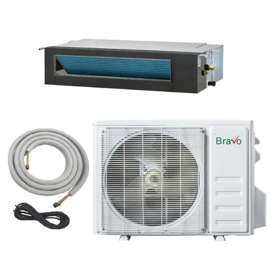 Bravo 9K-Btu 20 SEER2 Slim Ducted Mini Split Heat Pump (-4°F) 12 EER/9.5 HSPF, WIFI (R32)
