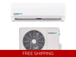 ComfortStar 18K-Btu 22 SEER2 Mini Split Air Conditioner (Cool Only) +WIFI, E-Star: 12.4 EER (R32)